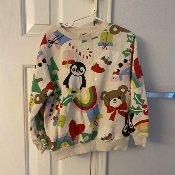 Festive girls Christmas sweater - Picture 1 of 3